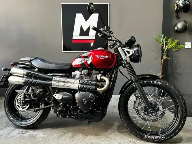 TRIUMPH SCRAMBLER 900 2023 - Único dono - Sem detalhes - Baixa km