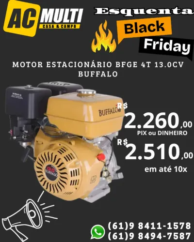 MOTOR ESTACIONÁRIO BFGE 4T 13.0CV BUFFALO