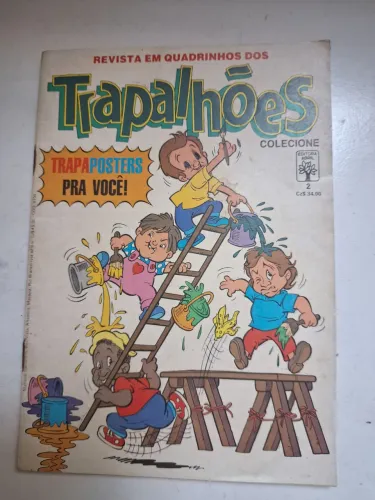 Revista em quadrinhos dos Trapalhões Número 2 de 1988