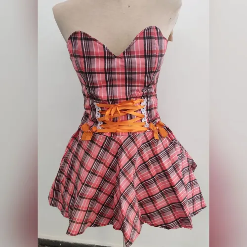 Vestido Junino NOVO xadrez adulto M