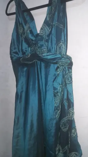Vestido de festa verde