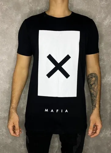 Camisa long line máfia 
