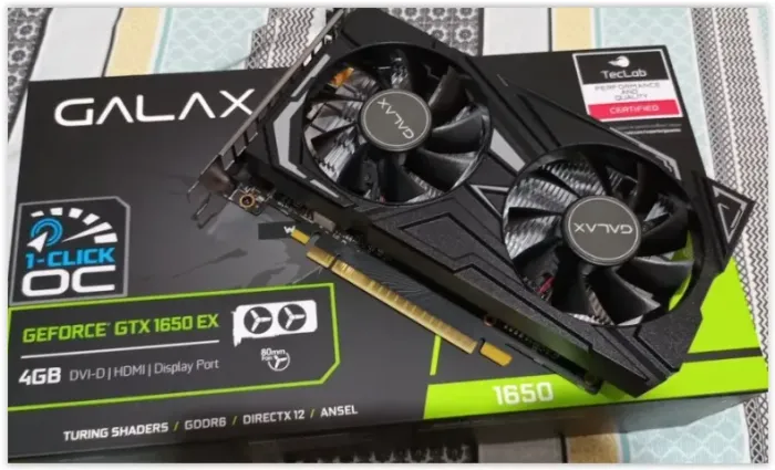 Placa De Vídeo Galaxy Gtx 1650 - 4gb Gddr6 - 
