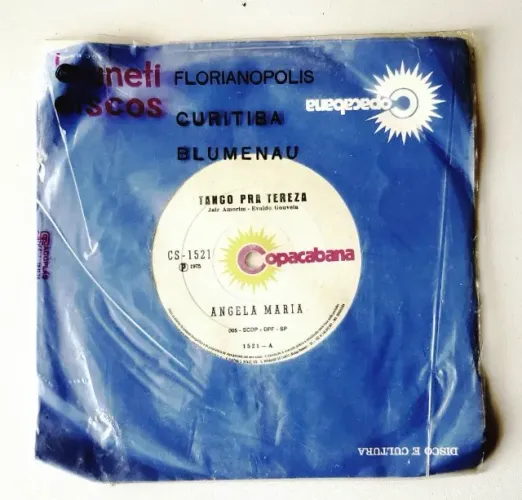 Disco Vinil Compacto - Ângela Maria (Depois do Amor) - Copacabana - 1975