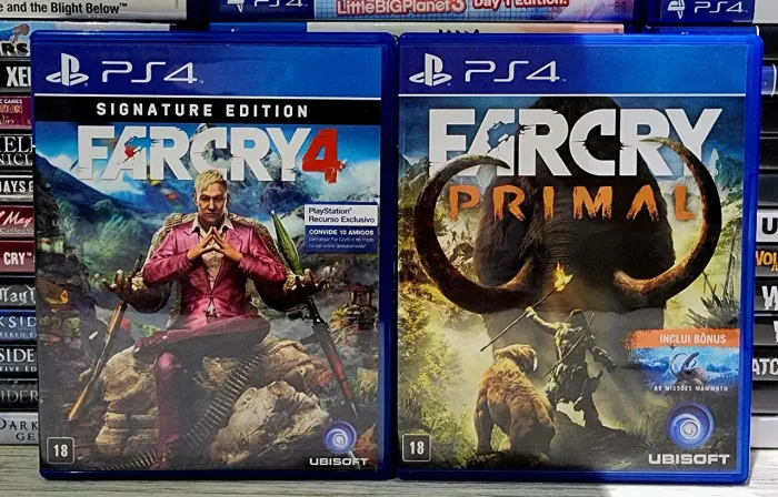 Jogos Ps4 Combo Far Cry 4 Signature Edition + Far Cry Primal 
