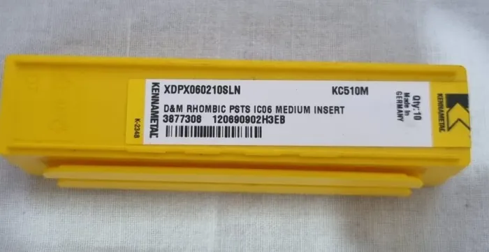 Inserto Kennametal XDPX060210SLN - Novo / Original. 20 unidades.