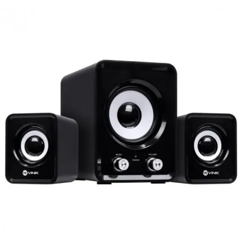 Caixa de Som 2.1 Vinik Subwoofer 11w P2 e Usb Novo Garantia