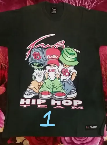 Camisas Fubu fb Desenhos Raro Et Alien Estampa Personalização de Arte