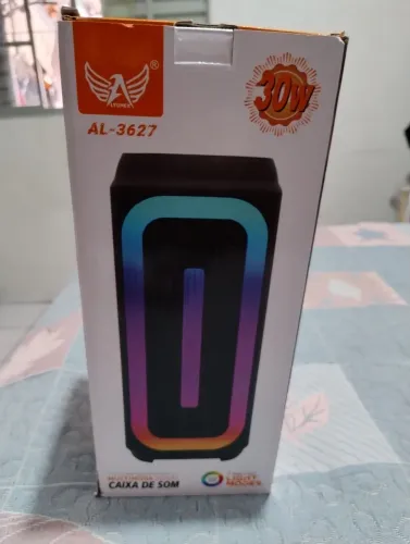 Caixa de som de bluetooth FM caixinha grande potência alto falante 5.0