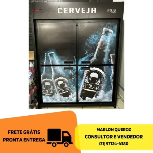 Cervejeira 4 Portas Polar Mini Câmara Nova 220V