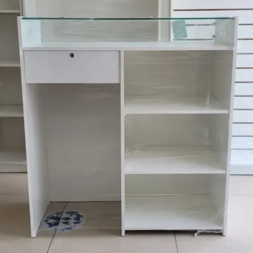 BALCÃO VITRINE 30CM BRANCO