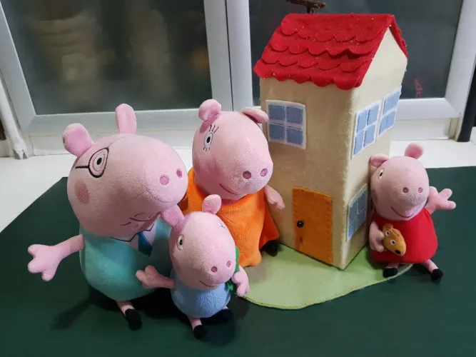Família Pig + casinha