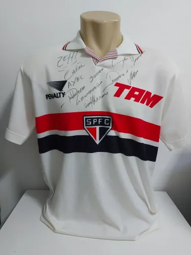 Camisa São Paulo 1993 autografada 