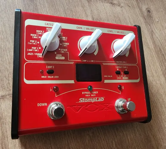 Pedaleira Vox Stomplab B1 Baixo 