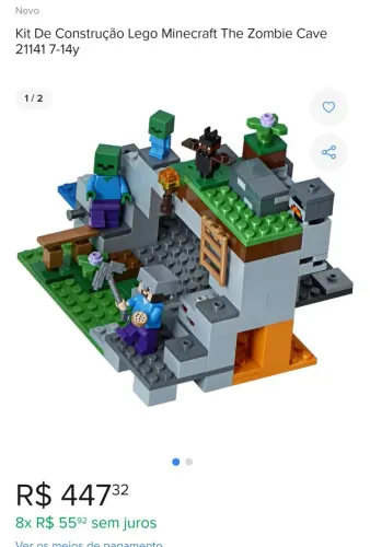 Lego Minecraft The Zombie Cave 21141