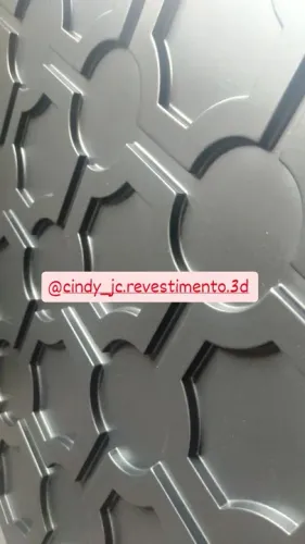 Placas Revestimento 3D Pvc Preto ? Veneza 