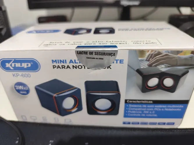 Caixa de Som para Notebook e pc