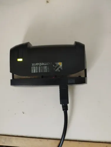 Leitor de código de barras Homebank