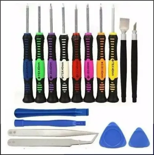 Kit Jogo Chave Fenda Phillips Estojo Precisão Celular Tablet