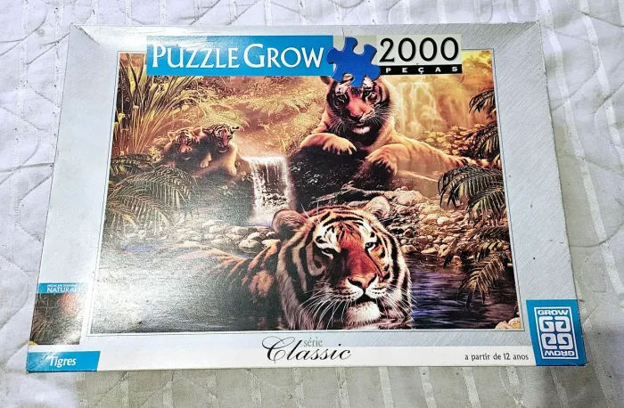 Quebra-cabeça Grow Tigres - Série Classic - 2000 peças