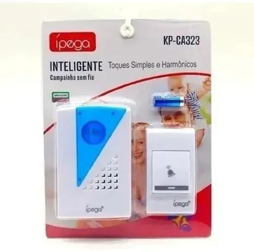 Campainha Sem Fio De Tomada 100m - Ipega Kp-ca323 Nova Loja Coimbra Computadores