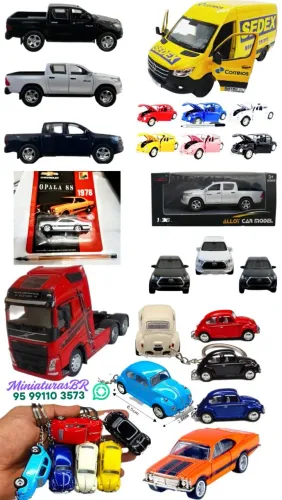 Miniaturas de carros BR. Para colecionadores.