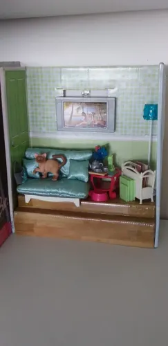 Barbie Playset sala de televisão mattel 2006