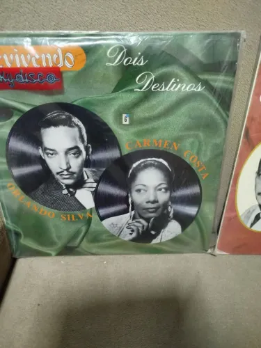 Lote com 2 LPS de Orlando Silva