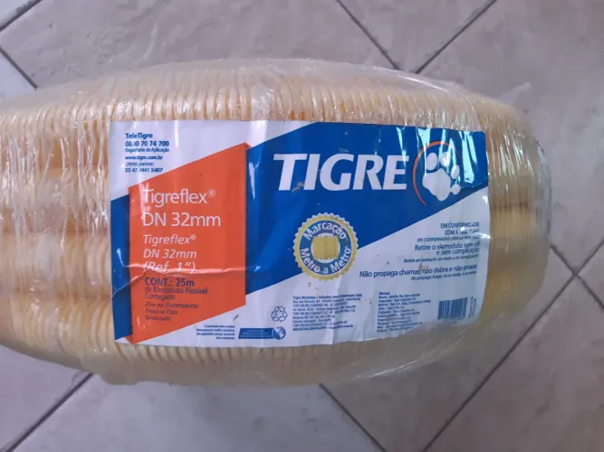 Conduite Corrugado Tigre 32mm( 1'). 25metros.
