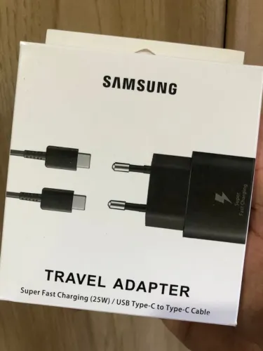 Carregador Samsung 25w Turbo Fast Original Novo - Garantia