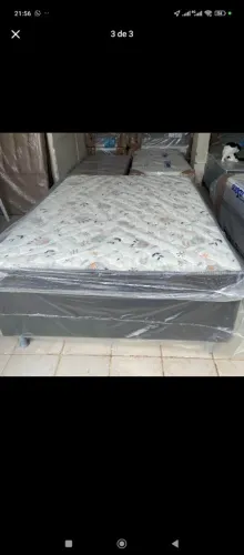Cama Box Casal Nova com Colchão D33