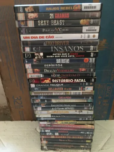 coleção de dvds