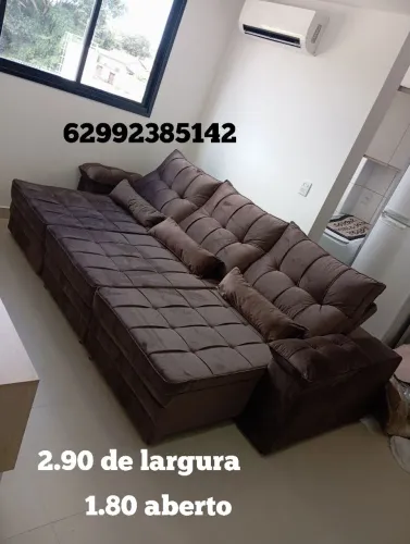Sofá retrátil reclinável