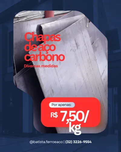 Chapas de aço carbono
