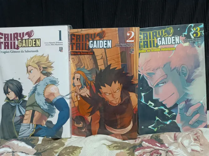 Coleção Fairy Tail Gaiden - Mangás Volumes 1, 2 e 3
