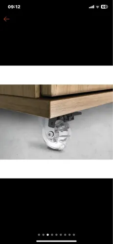 Rodízio rodinhas de silicone Gel 50mm para móveis