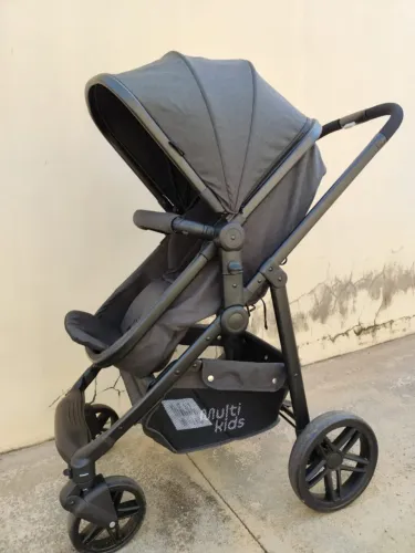 Carrinho de bebê Passeio Beyond 2 em 1 Assento Moisés 0-15kg Preto
