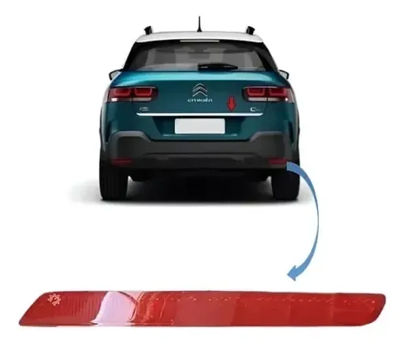 Refletor Olho De Gato Traseiro Direito - Compatível com Citroën C4 Cactus