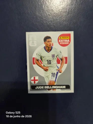 Figurinha jude bellingham extra prata 2026