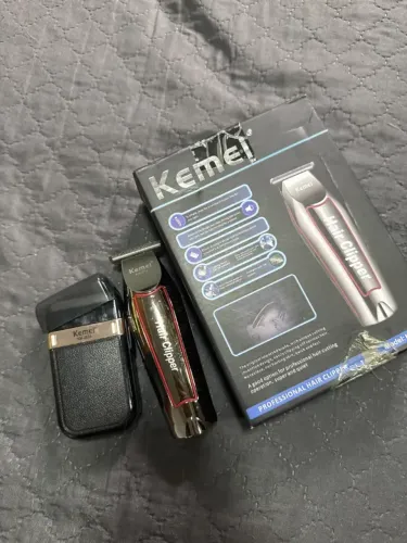Kit Máquina Acabamento Kemei Km-032 E Shaver Km-2024 Bivolt
