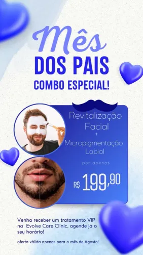 Micropigmentação Labial + Revitalização Facial