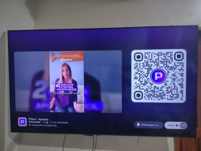 televisão Samsung smart 4k