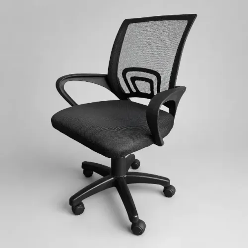 Cadeira De Escritório Com Tela Mesh - Preto