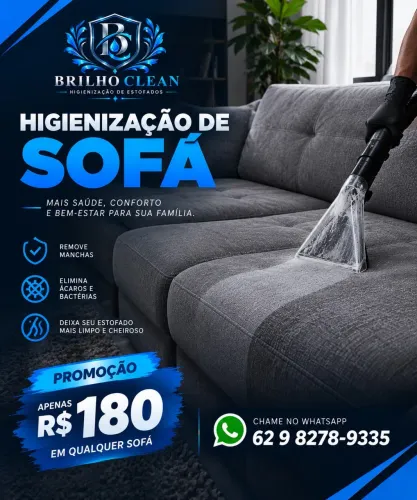 Higienização de sofás
