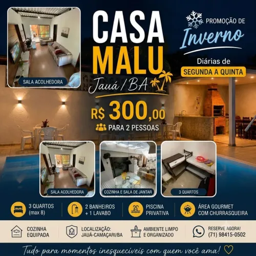 Aluguel de Casa com Piscina em Jauá