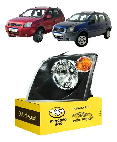 Sinaleira Farol Ford Ecosport 2003 2004 2005 2006 2007 Le Esquerdo/motorista