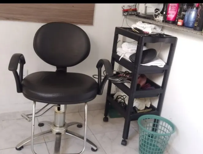Cadeira lavatório carrinho pra salão 