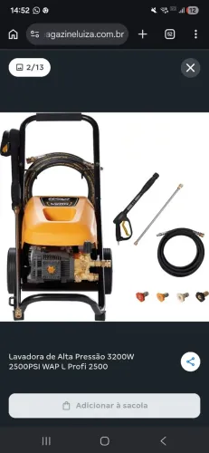 WAP L Profi 2500 Profissional 2500 PSI - 4 Meses de Uso