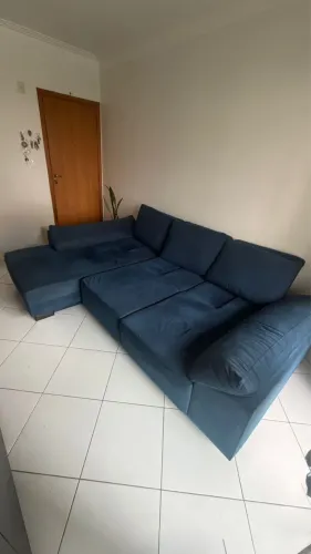 Sofá 3 lugares reclinar com chaise 