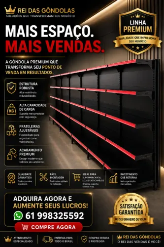 GONDOLAS PARA COMERCIO